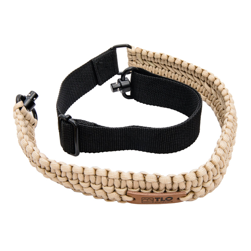 Load image into Gallery viewer, TLO Outdoors Adjustable 2-Point Paracord Tactical Gun Sling for Rifle, Shotgun, and Crossbows