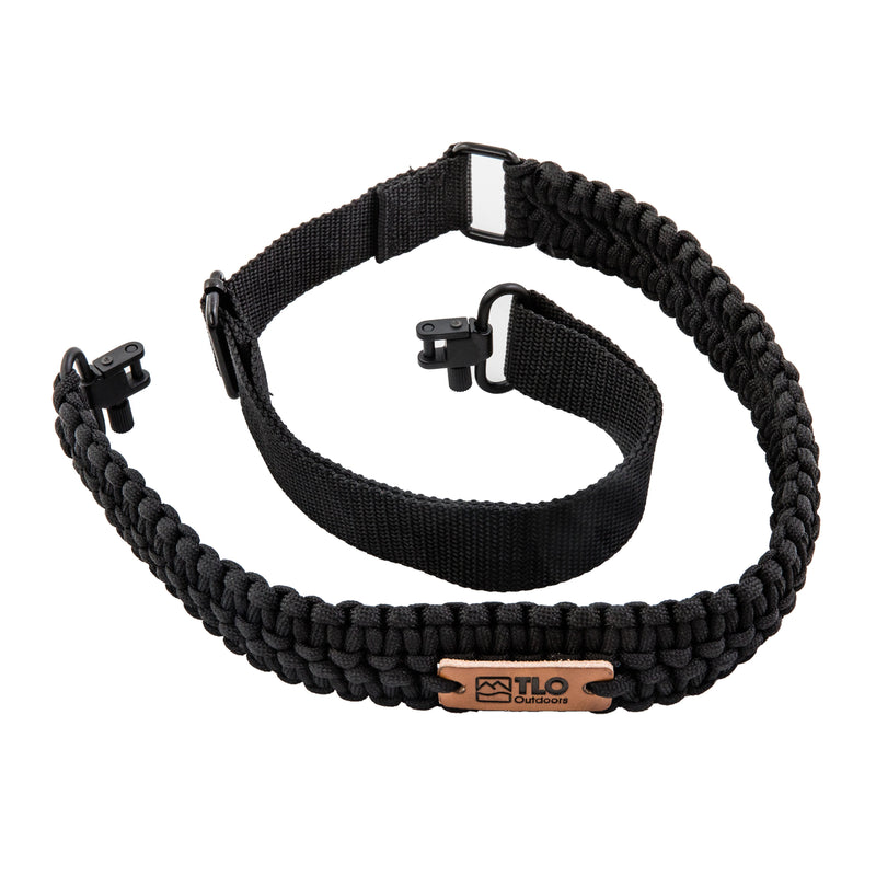 Load image into Gallery viewer, TLO Outdoors Adjustable 2-Point Paracord Tactical Gun Sling for Rifle, Shotgun, and Crossbows - TLO Outdoors