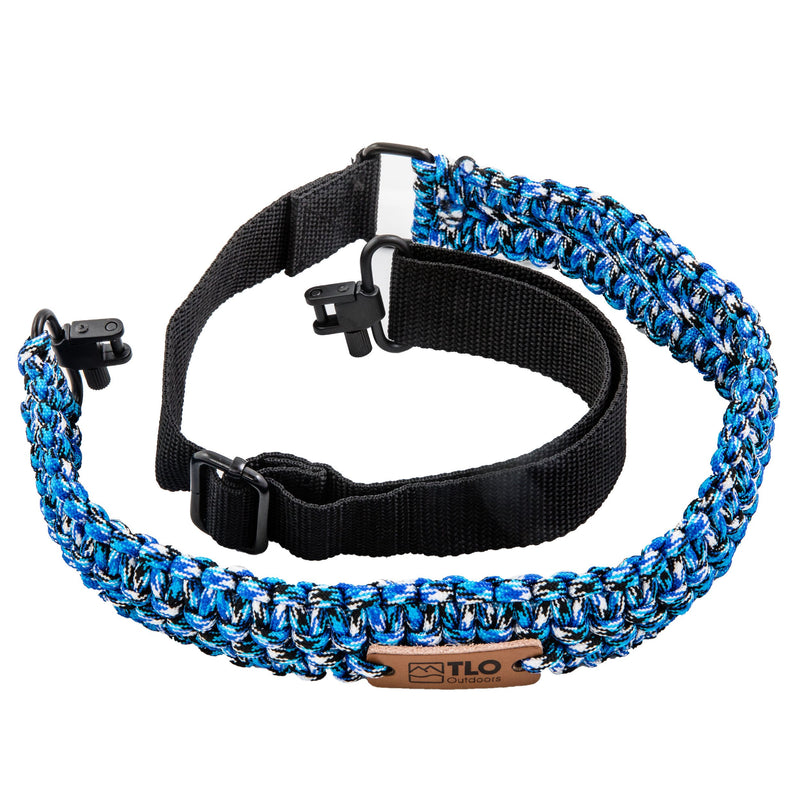 Load image into Gallery viewer, TLO Outdoors Adjustable 2-Point Paracord Tactical Gun Sling for Rifle, Shotgun, and Crossbows - TLO Outdoors