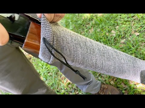 Load and play video in Gallery viewer, TLO Outdoors Silicon Treated Gun Storage Socks (Gray)
