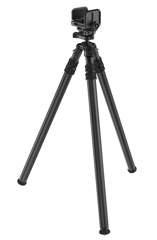 TRICER HK carbon fiber shooting tripod kit for hunting