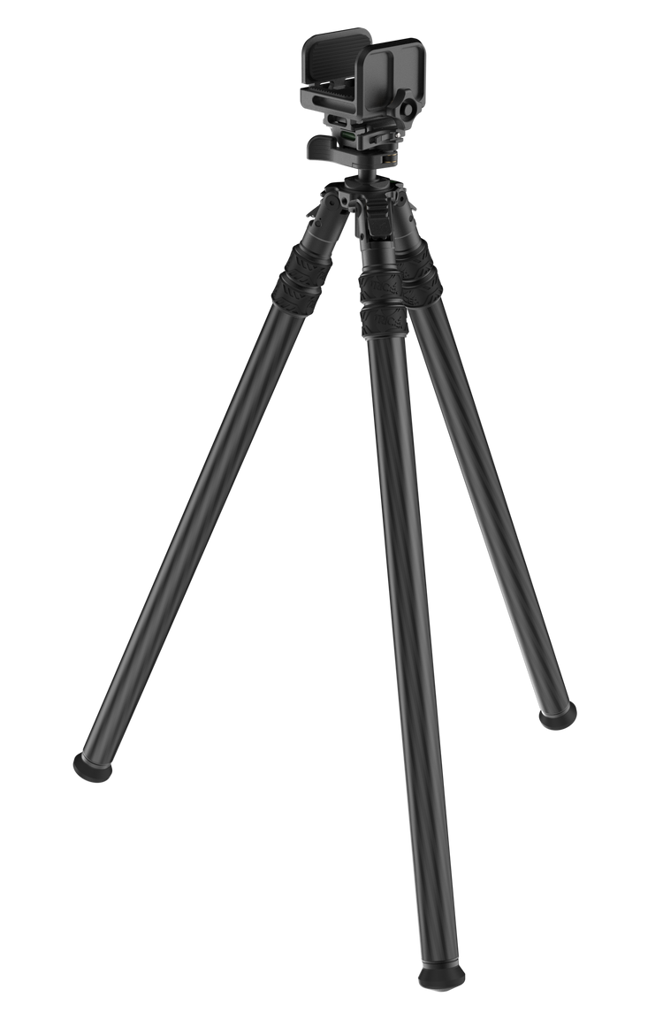 TRICER HK carbon fiber shooting tripod kit for hunting