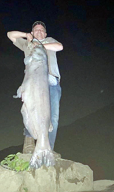 David Anderson Caught Monster Catfish on Fishing Trip his Friends Skipped