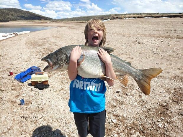 11-Year-Old Catches Monster Trout