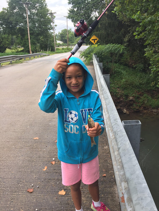 Ellie Collinsworth Catches Her First Fish
