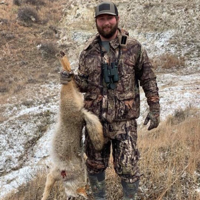 Devin Knight Shoots Male Fox in the North Dakota Badlands