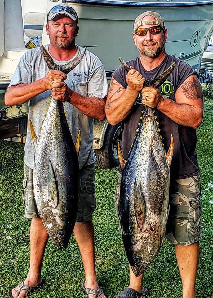 Jason Estright Caught Two Tuna This Summer