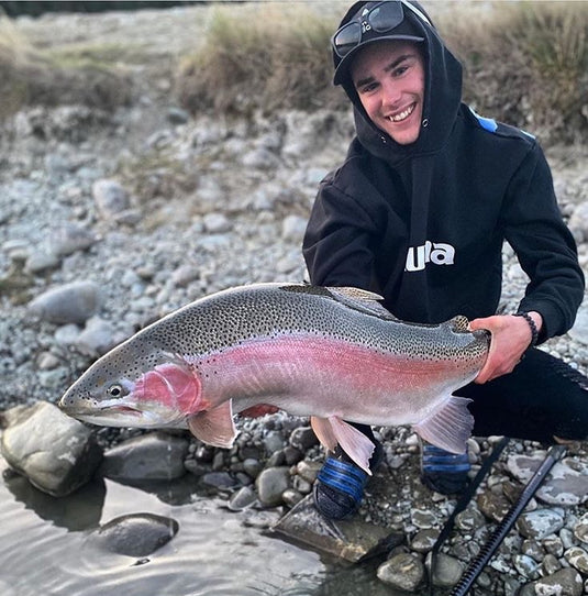 Jacob Willetts Catches Huge Rainbow Trout