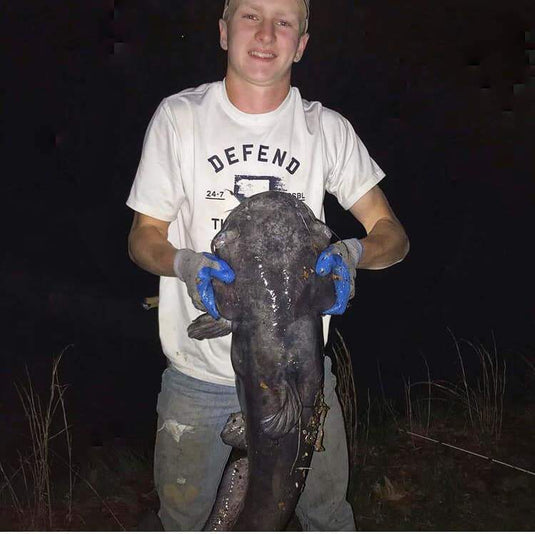 22 LB Catfish Caught in Seneca, Missouri - TLO Outdoors