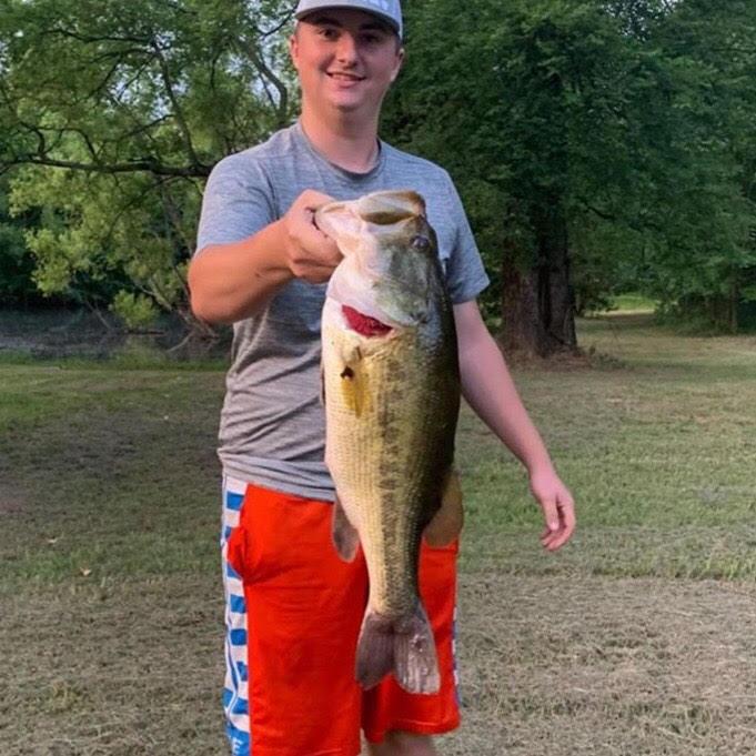 Zachary Leming Catches a Nice Bass