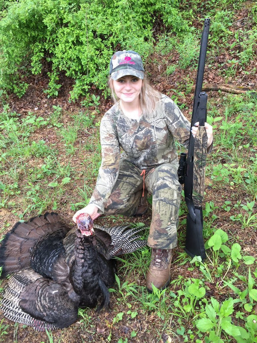 16-Year Old Girl Gets First Gobbler