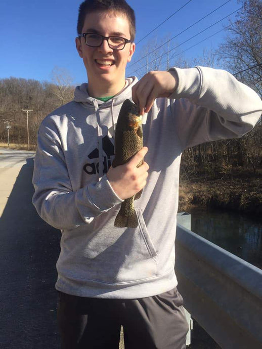 Sam Collinsworth Catches Personal Best Trout