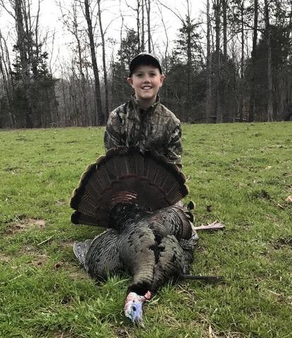 Young Man Gets His First Gobbler in Tennessee