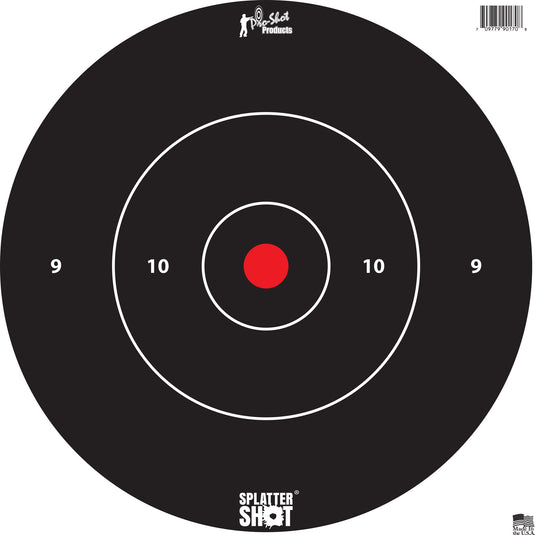 Pro-shot Target 12" Wht Bullseye 5pk