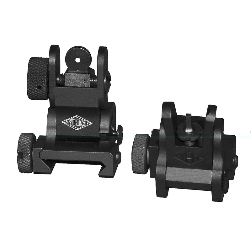 Load image into Gallery viewer, Yhm Flip Sight Set Blk
