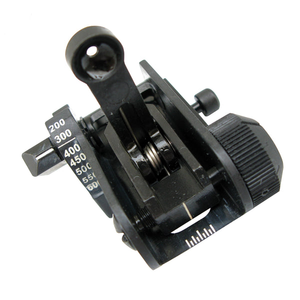 MATECH BUIS 200-600m Rear Sight■リアサイト Matech Rear Flip-Up Back-Up Iron Sight with 200–600m Ranging for