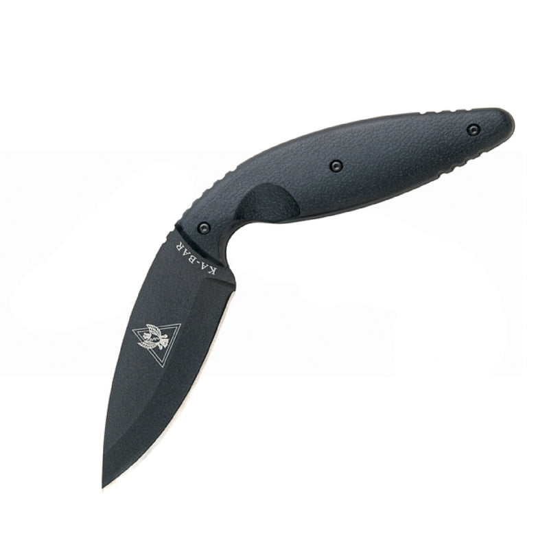 Load image into Gallery viewer, Ka-Bar TDI Fixed 3.6 In Black Blade Zytel Handle
