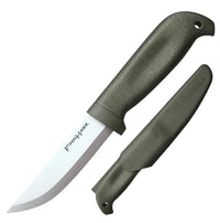 Cold Steel Finn Hawk Fixed Blade 4.0 In Plain Green Polymer