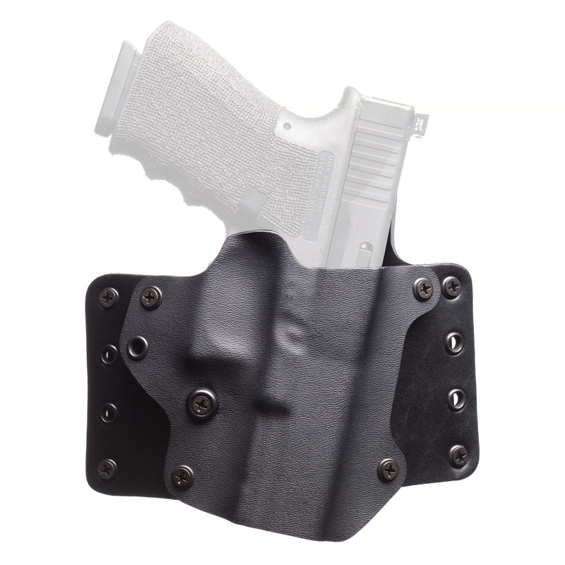 Load image into Gallery viewer, Black Pnt Lthr Wing For Glock 19 Rh Black
