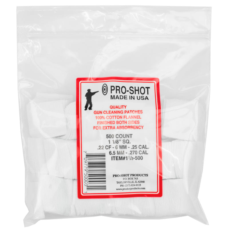 Load image into Gallery viewer, Pro-shot Patch .22-.270cal Sq 500 Ct
