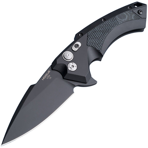 Hogue X5 3.5 In Folder Spear Point Blade Black Finish