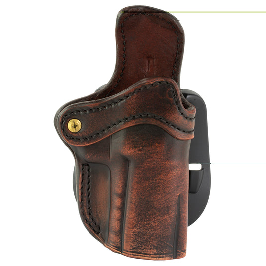 1791 Gunleather Optics Ready Leather Paddle Holster 2.4 Vintage Brown