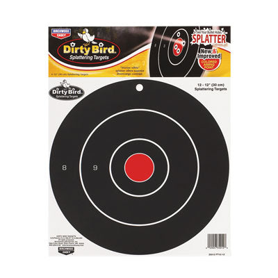 Birchwood Casey Dirty Bird Target 12 Inch Bull 12 Pack