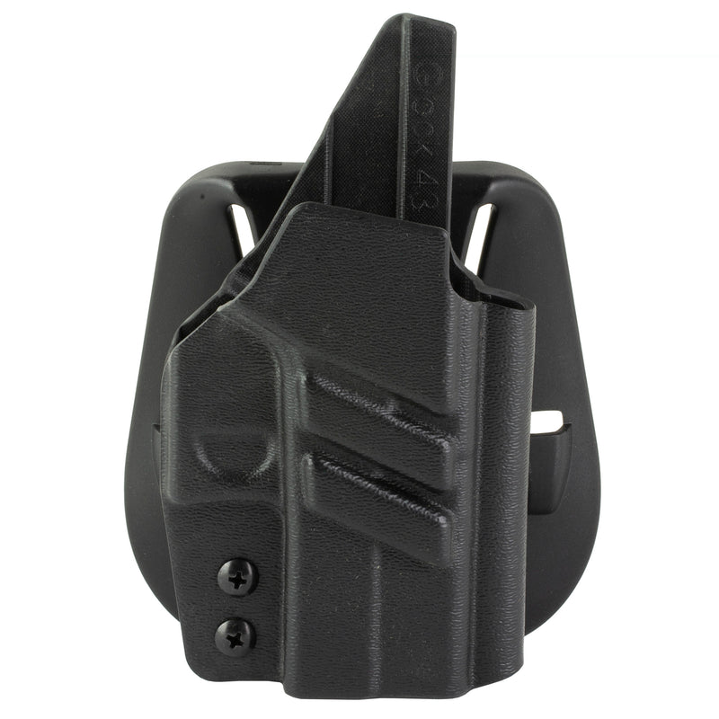 Load image into Gallery viewer, 1791 Gunleather Tactical Kydex Paddle OWB Holster for Glock 43X MOS Right Hand Black
