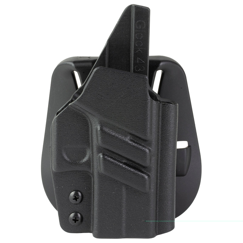 Load image into Gallery viewer, 1791 Gunleather Tactical Kydex IWB Holster for Glock 43X MOS Right Hand Black
