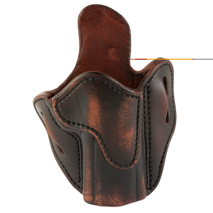 1791 Optics Ready Outside the Waistband (OWB) Leather Holster (Vintage Brown, Right Hand) - Size 2.4