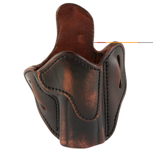 1791 Optics Ready Outside the Waistband (OWB) Leather Holster (Vintage Brown, Right Hand) - Size 2.4