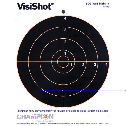 Champion Visishot 8" Bullseye 10pk