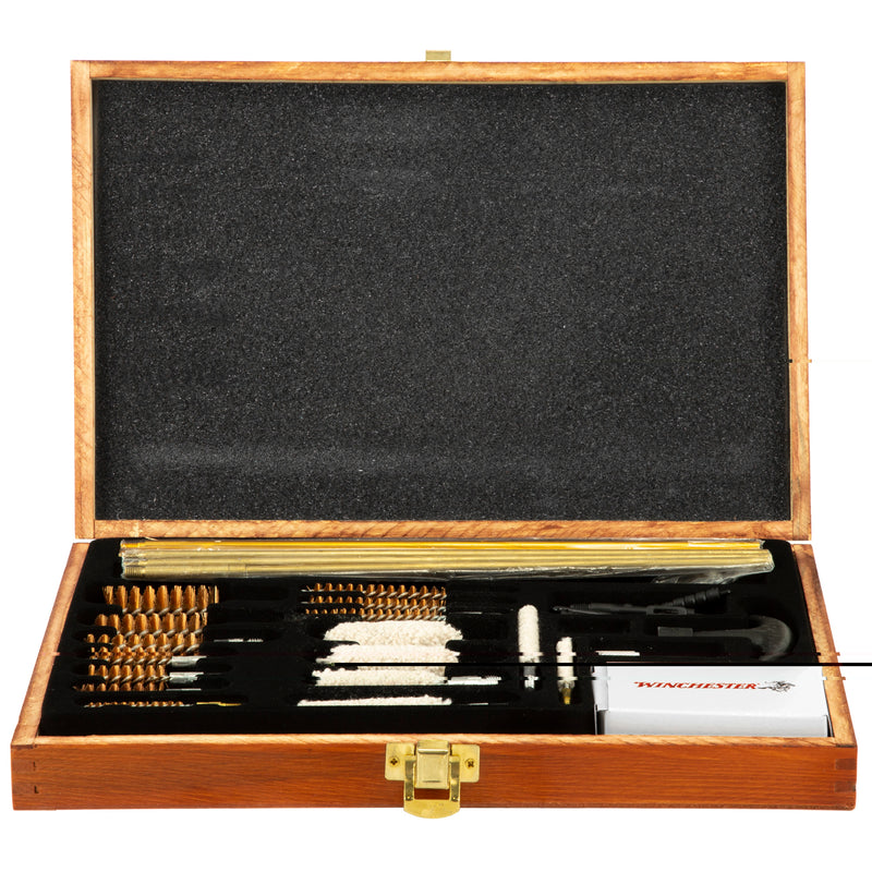 Load image into Gallery viewer, Win Dlx Univ Cleaning Kit 42pc Wood Case
