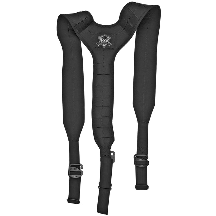 Grey Ghost Gear UGF 3 Point Suspender Harness - Laminate Black