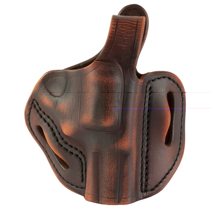 1791 Revolver Thumbreak Leather Holster (Vintage Brown, Right Hand) - Size 2s