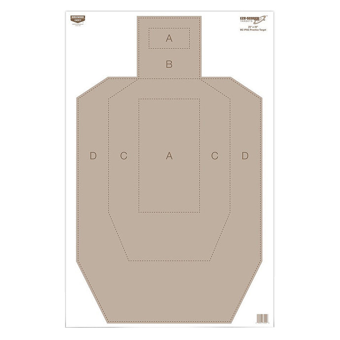 Birchwood Casey EZE-Scorer Ipsc Target 100-23x35