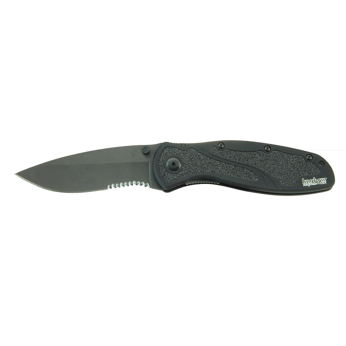 Kershaw Ken Onion Blur Black Combo Folding Knife
