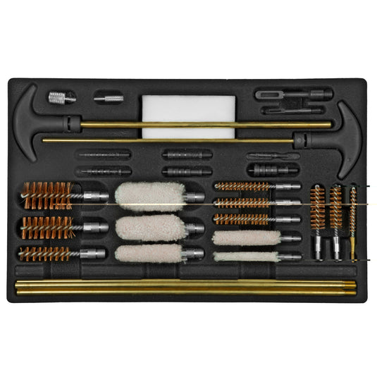 Outers 32pc Univ Cleaning Kit Wood Box