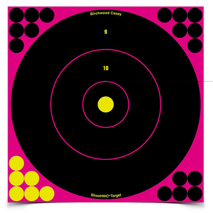 Birchwood Casey Shoot-N-C Rnd Bullseye Target 5-12