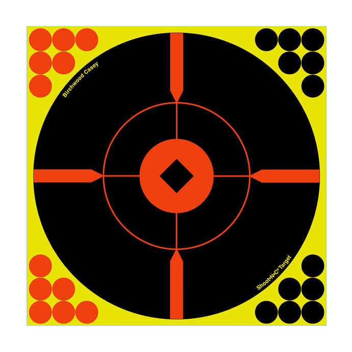 Birchwood Casey Shoot-N-C Rnd Ch Blseye Target 5-12