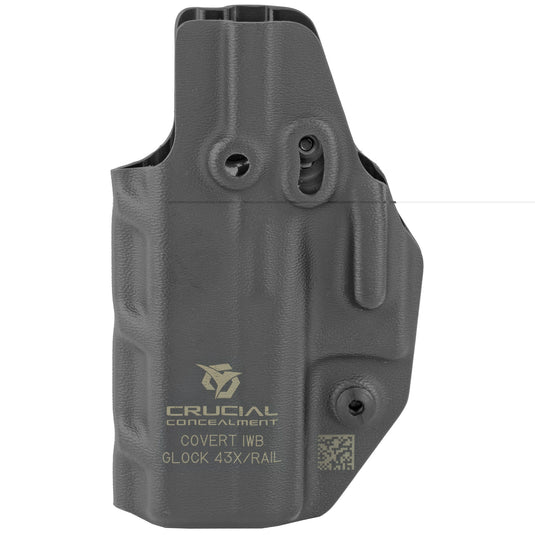 Crucial Iwb For Glock 43/43x Ambi Bk