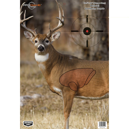 Birchwood Casey Reactive Pregame Deer Target (16.5" x 24") - 3 Pack