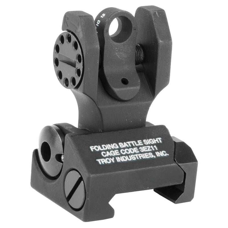 Load image into Gallery viewer, Troy Folding Rear Tritium Sight Black
