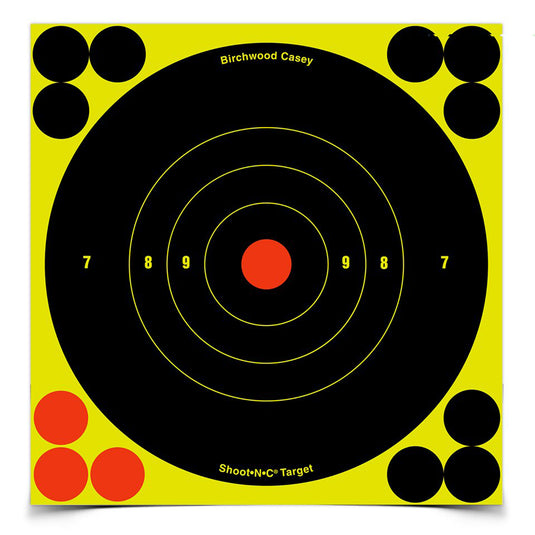 Birchwood Casey Shoot-N-C Rnd Bullseye Target 60-6