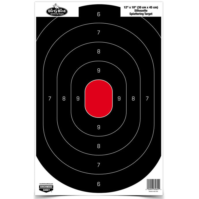 Birchwood Casey Dirty Bird Silhouette Paper Target 8-12x18 (BC-35608)