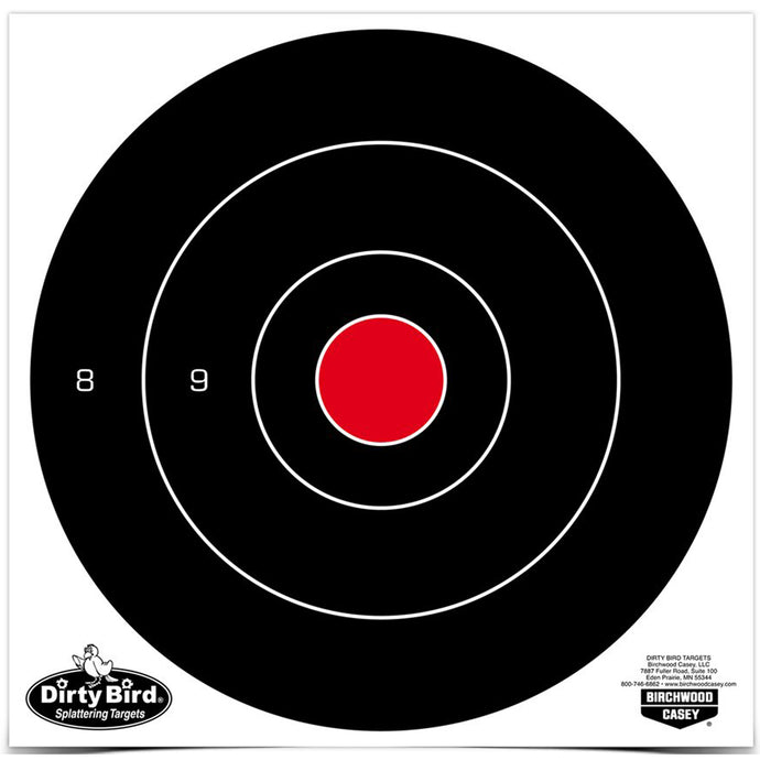 Birchwood Casey Dirty Bird Rnd Blseye Target 25-8