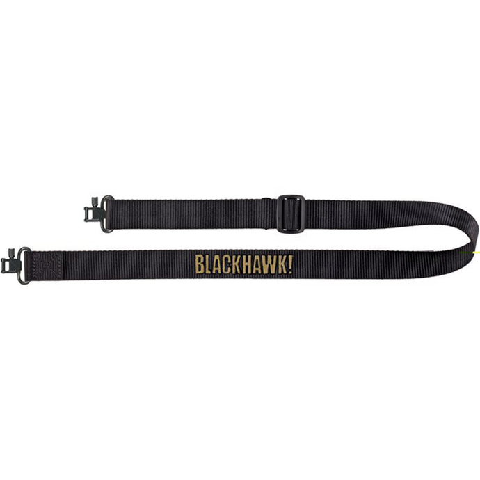 Blackhawk Rifle Sling Nylon Mountn with blud Swivel Black