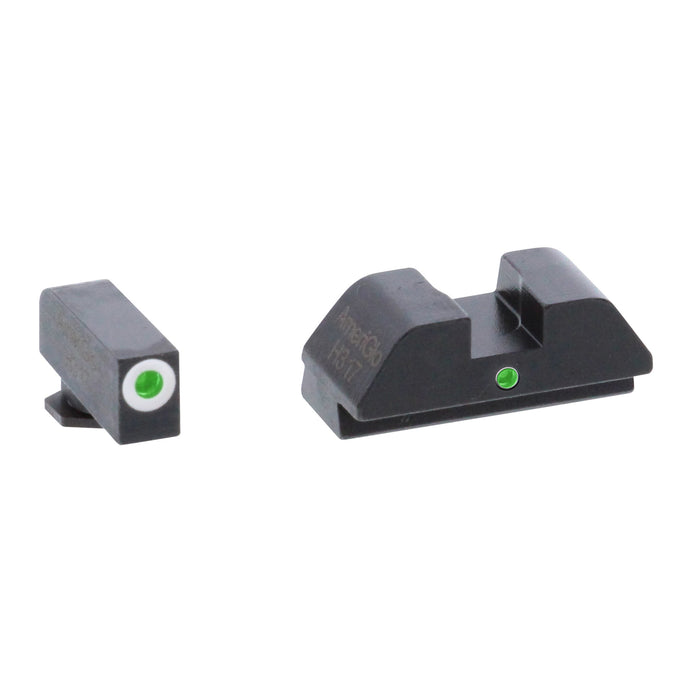 Ameriglo I-dot For Glock 42/43 White/Green