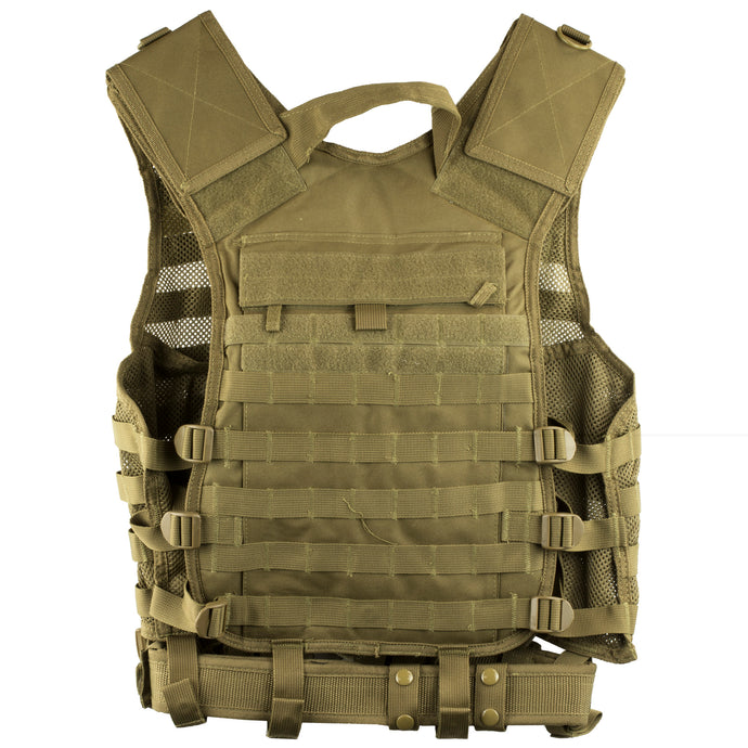 Ncstar Vism MOLLE Vest Medium to 2xl Tan (CPV2915T)
