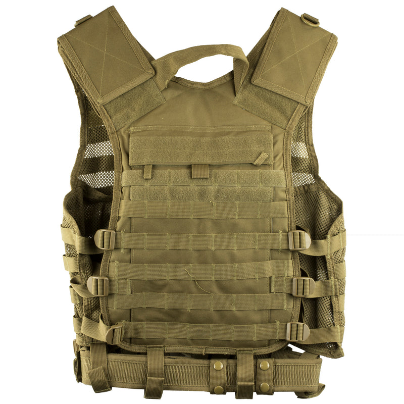 Load image into Gallery viewer, Ncstar Vism MOLLE Vest Medium to 2xl Tan (CPV2915T)
